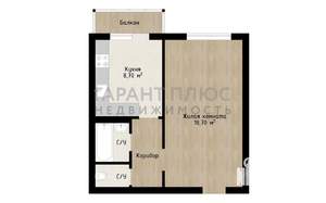 1-к квартира, вторичка, 37м2, 1/5 этаж