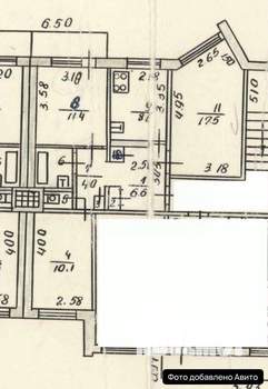 3-к квартира, вторичка, 62м2, 10/10 этаж