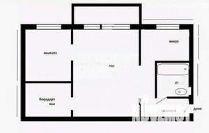 2-к квартира, вторичка, 46м2, 4/5 этаж
