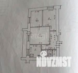 3-к квартира, вторичка, 54м2, 6/9 этаж
