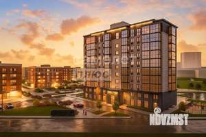 1-к квартира, строящийся дом, 34м2, 2/10 этаж