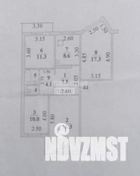 4-к квартира, вторичка, 81м2, 1/10 этаж