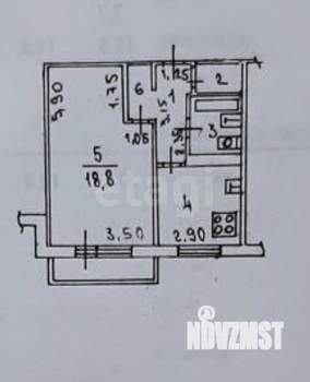 1-к квартира, вторичка, 37м2, 3/10 этаж