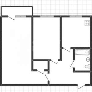 2-к квартира, вторичка, 42м2, 2/5 этаж