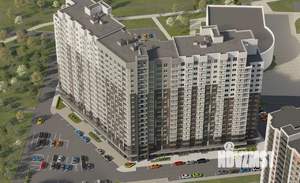 1-к квартира, строящийся дом, 39м2, 4/19 этаж