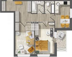 2-к квартира, вторичка, 68м2, 10/19 этаж