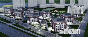 2-к квартира, строящийся дом, 59м2, 5/5 этаж