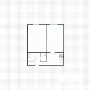 2-к квартира, вторичка, 44м2, 1/3 этаж