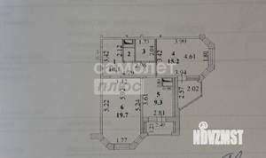 2-к квартира, вторичка, 59м2, 1/17 этаж