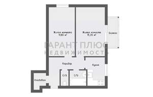 2-к квартира, вторичка, 44м2, 6/9 этаж