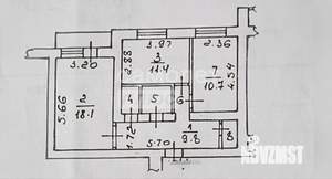 2-к квартира, вторичка, 59м2, 5/14 этаж