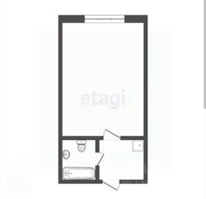 1-к квартира, вторичка, 17м2, 5/5 этаж