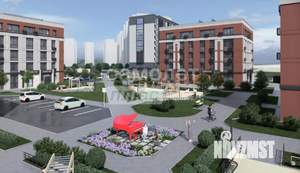 1-к квартира, строящийся дом, 34м2, 2/10 этаж