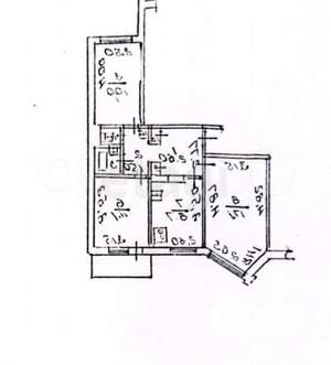3-к квартира, вторичка, 62м2, 9/9 этаж
