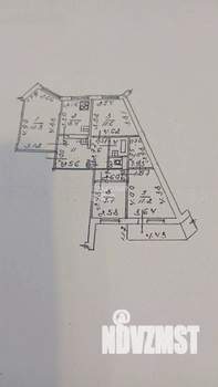 4-к квартира, вторичка, 78м2, 1/9 этаж