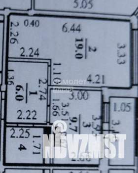 1-к квартира, вторичка, 39м2, 6/19 этаж