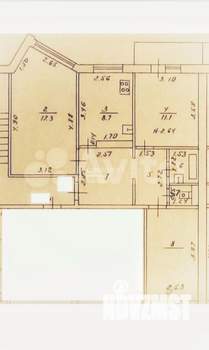 3-к квартира, вторичка, 62м2, 5/9 этаж