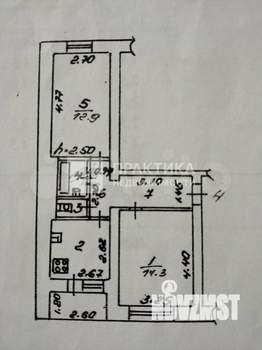 2-к квартира, вторичка, 45м2, 2/5 этаж