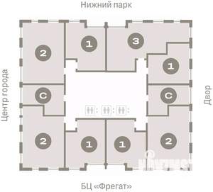 1-к квартира, вторичка, 47м2, 4/25 этаж
