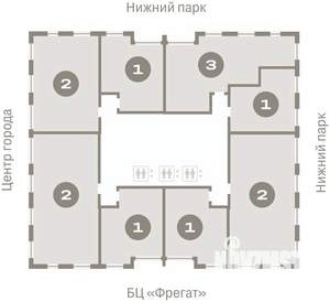 2-к квартира, вторичка, 97м2, 15/25 этаж