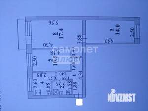 3-к квартира, вторичка, 60м2, 4/9 этаж