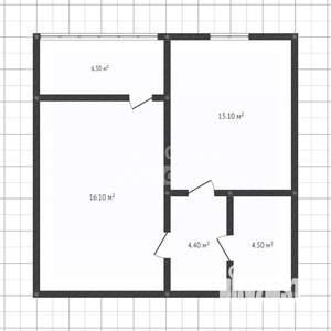 1-к квартира, вторичка, 47м2, 3/16 этаж