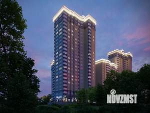 3-к квартира, строящийся дом, 67м2, 22/25 этаж
