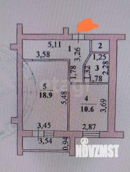 1-к квартира, вторичка, 47м2, 2/10 этаж