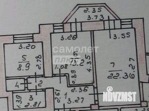 2-к квартира, вторичка, 58м2, 7/14 этаж