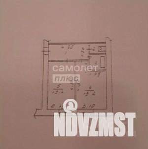 2-к квартира, вторичка, 37м2, 9/9 этаж