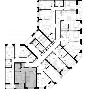 1-к квартира, вторичка, 41м2, 5/12 этаж