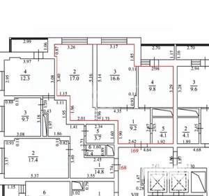 2-к квартира, вторичка, 58м2, 6/25 этаж