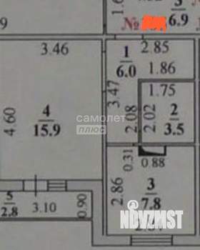 1-к квартира, вторичка, 33м2, 8/10 этаж