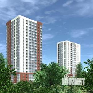 1-к квартира, строящийся дом, 42м2, 7/19 этаж