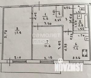 2-к квартира, вторичка, 49м2, 2/9 этаж