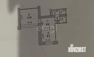 2-к квартира, вторичка, 38м2, 7/9 этаж
