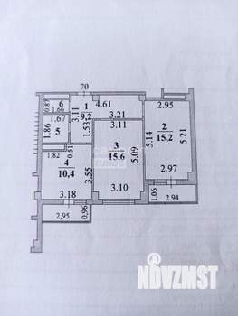 2-к квартира, вторичка, 60м2, 10/17 этаж