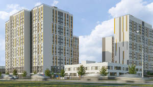 2-к квартира, сданный дом, 74м2, 9/18 этаж