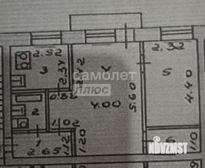 2-к квартира, вторичка, 44м2, 3/5 этаж