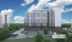 1-к квартира, строящийся дом, 55м2, 15/17 этаж