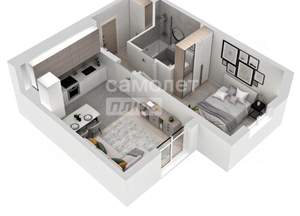 2-к квартира, вторичка, 39м2, 4/17 этаж