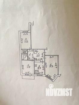 3-к квартира, вторичка, 63м2, 2/10 этаж