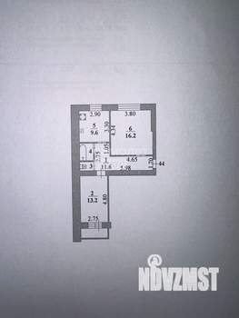 2-к квартира, вторичка, 55м2, 1/10 этаж