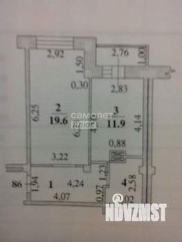 1-к квартира, вторичка, 45м2, 12/15 этаж