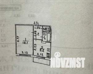 1-к квартира, вторичка, 37м2, 2/9 этаж