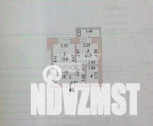 1-к квартира, вторичка, 44м2, 3/9 этаж