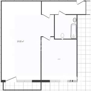 1-к квартира, вторичка, 31м2, 3/5 этаж