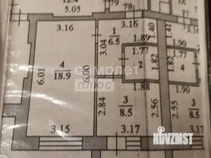 1-к квартира, вторичка, 37м2, 5/9 этаж