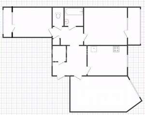 3-к квартира, вторичка, 63м2, 9/9 этаж