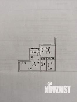 1-к квартира, вторичка, 42м2, 6/10 этаж